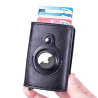 card holder men women airtag wallet id holders unisex purse slim wallets for apple airtags tracker air tag id card holder