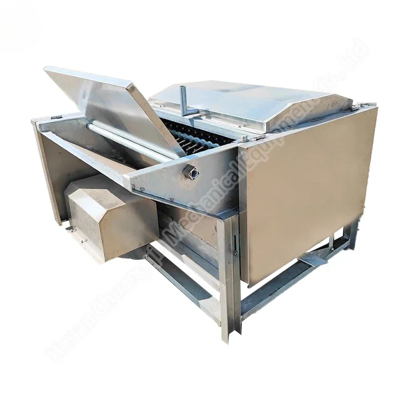 Машина для извлечения курицы и скорлупы разбивания птицы. Большая машина курицы.