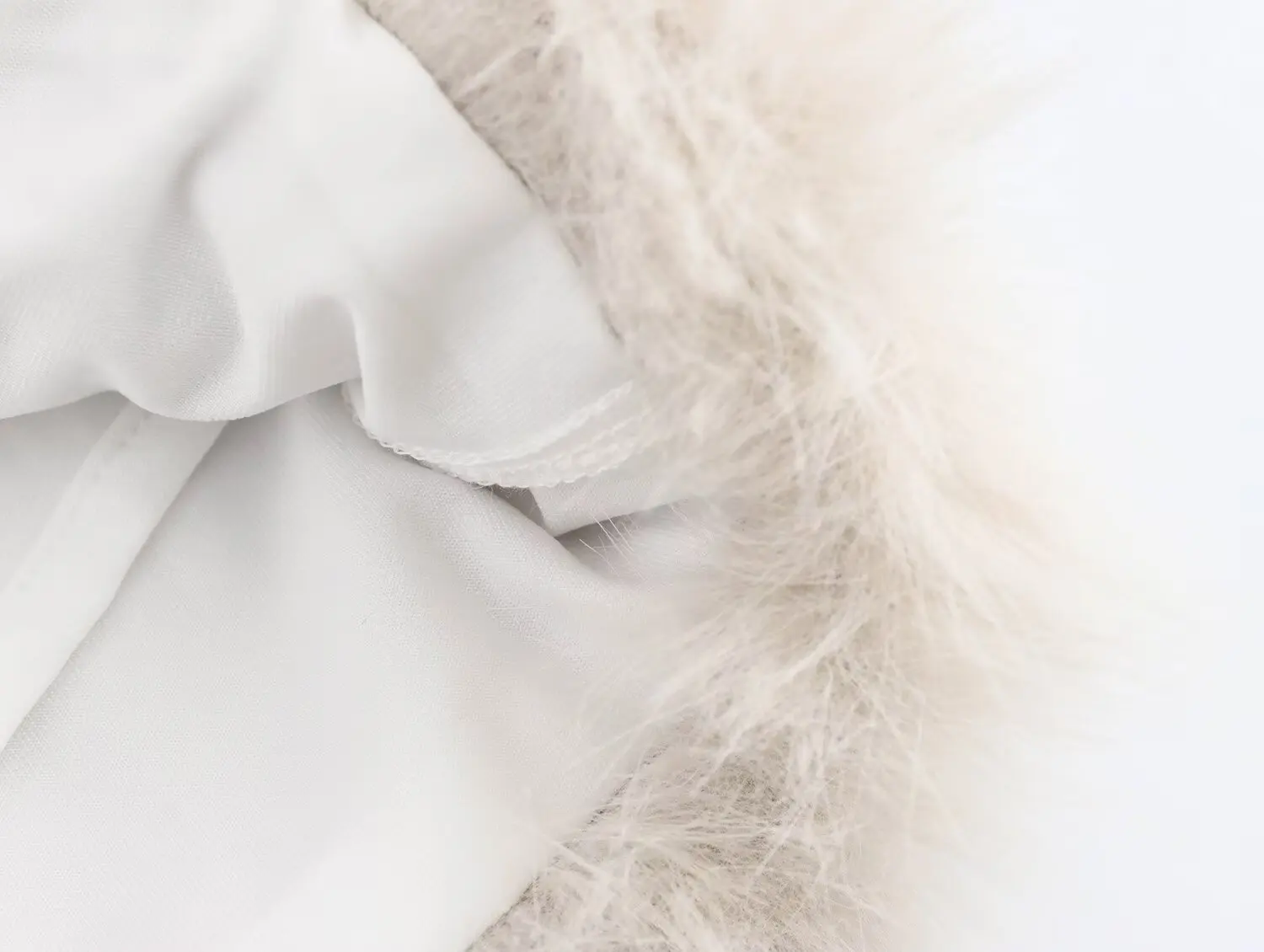 TRAFZA женская модная лохватая мини-юбка сексуальная пушистая короткая юбка на