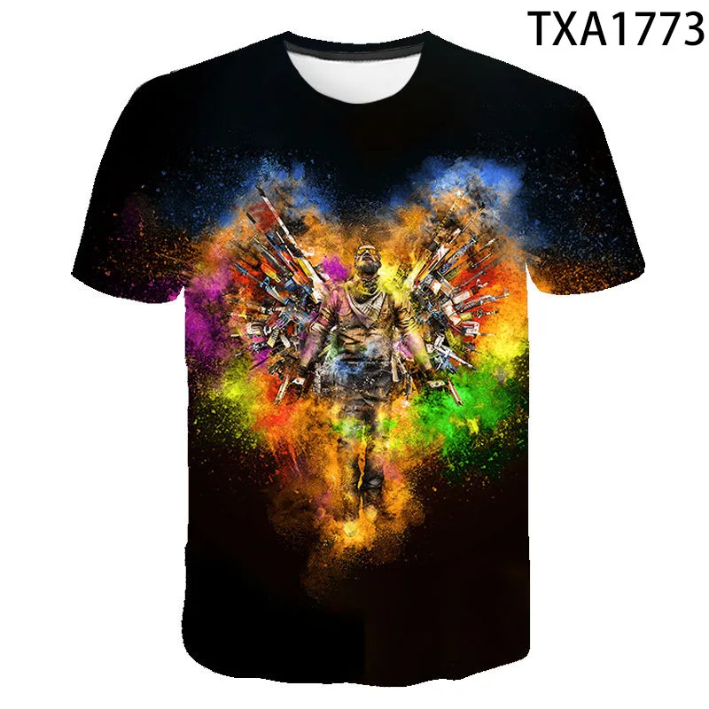 

2020 New Summer Games CS GO 3D T shirt Men Women Children Fashion Streetwear Boy Girl Kids Printed T-shirts Cool Tops Tee