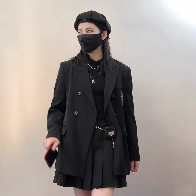 

Женский весенне-осенний костюм пальто 2023 женская одежда Blaser Женская модная новая уличная одежда женские корейские модельные пальто