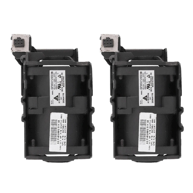 2X CPU Cooling Fan For HP DL360 DL360P DL360E G8 Series Cooler Module 697183-003 654752-001 |