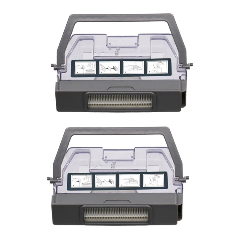 

2X Vacuum Cleaner Dust Box Filter For Ecovacs Deebot OZMO Slim 10 DK35/33/45 Vacuum Cleaner Parts Cleaning Mop