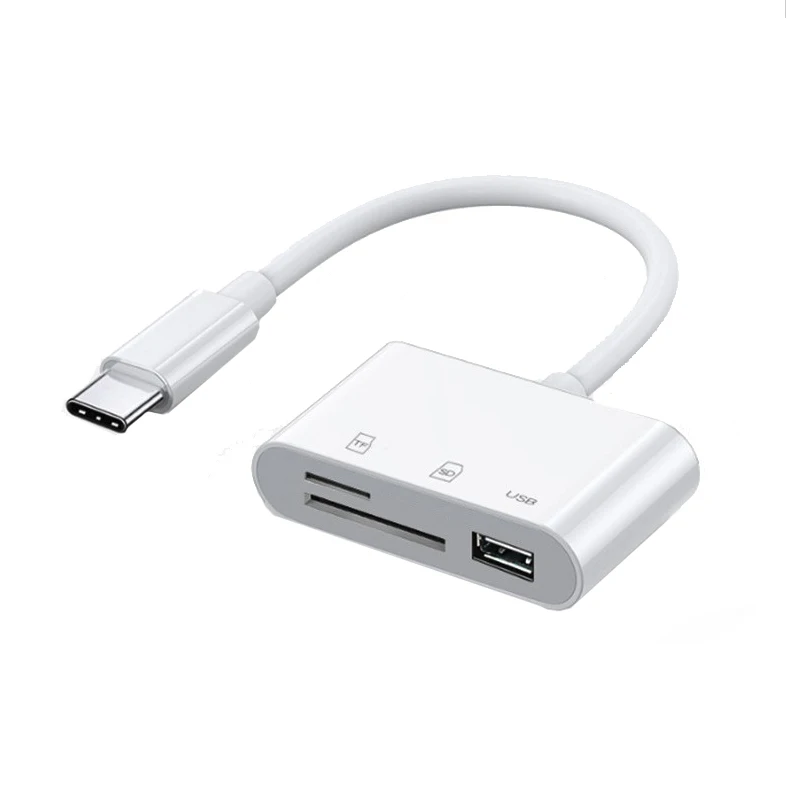 

MFI Macbook Type USB C Card Reader For iPhone ipad Lightning To SD TF OTG Adapter For Xiaomi Poco Redmi Realme Camera Viewer