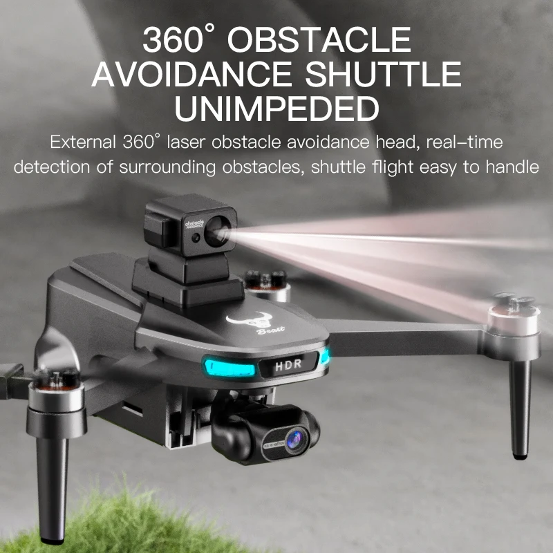 ZLL SG109 Max2 3-осевой стабилизированный карданный дрон 360 ° Лазерная камера для