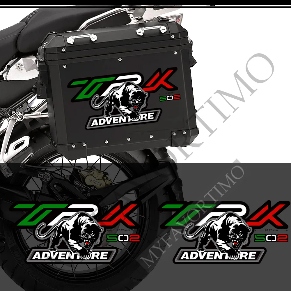 TRK502 мотоциклетная подушка на бак багажник чемодан наклейки Panniers Набор наклеек