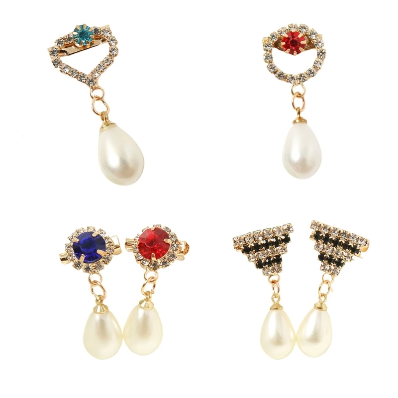 

Pearl Pendant Brooch Pin Lapel Pin Heart Brooch Pin Badge Clip