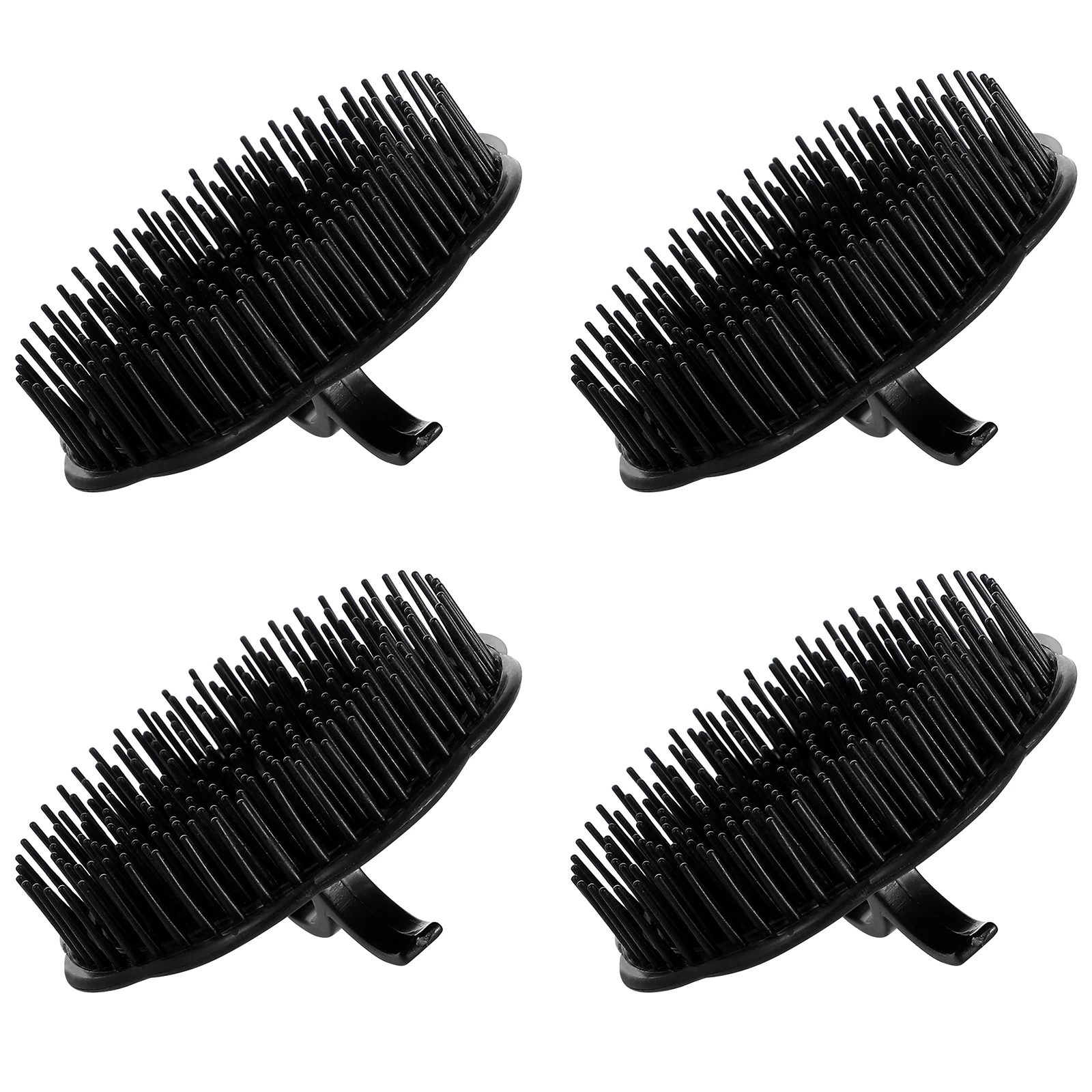 

4pcs Shampoo Bath Brush Scalp Care Hair Brush Body Exfoliating Brush Hair Scalp Shower Wave Brush Shower Hair Brush