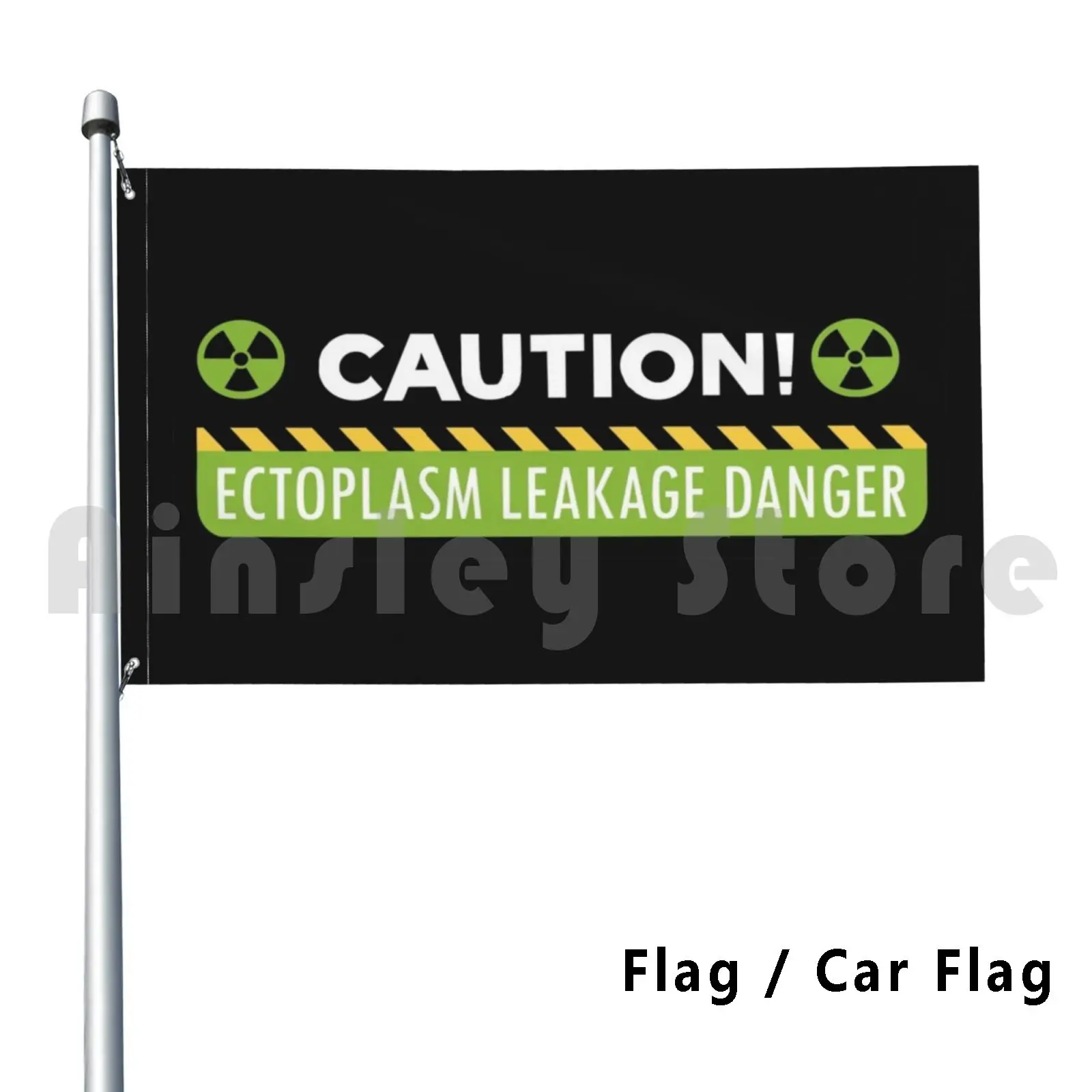 

Caution : Ectoplasm Leakage Danger Outdoor Decor Flag Car Flag 2936 Ghostbusters Ghostbusters 2016 Ectoplasm
