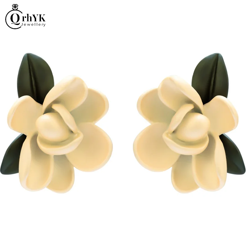 

Simple Leaf Drop Earrings Trendy For Women Female Personality Dangle Earring Minimalist Jewelry Gift