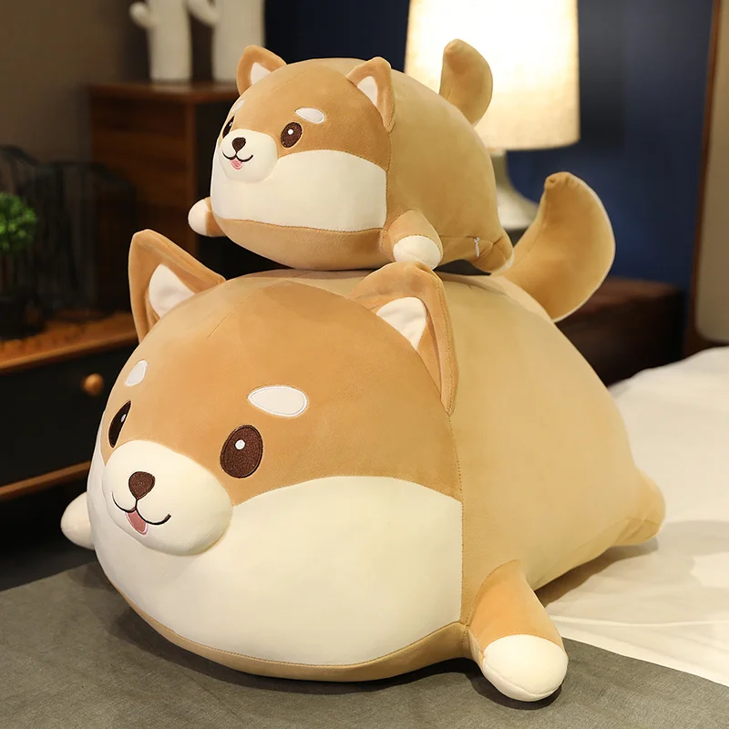 

New 50/70cm Cute Shiba Inu Dog Plush Toy Stuffed Soft Animal Corgi Chai Pillow Christmas Gift for Kids Kawaii Valentine Present