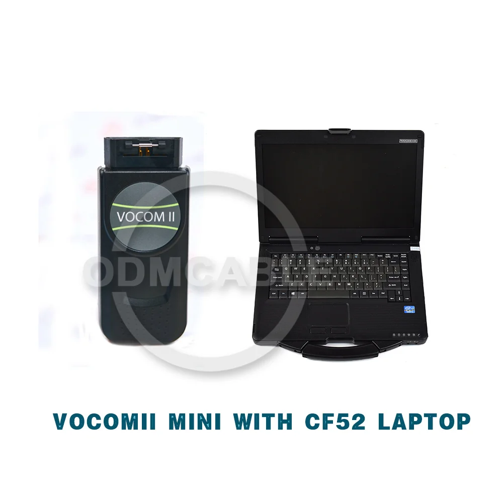 

For volvo VOCOM II truck excavator diagnostic tool VOCOM 2 mini 88894200 Supports EUR6 FH/FM4 Premium Tech Tool with CF52 LAPTOP