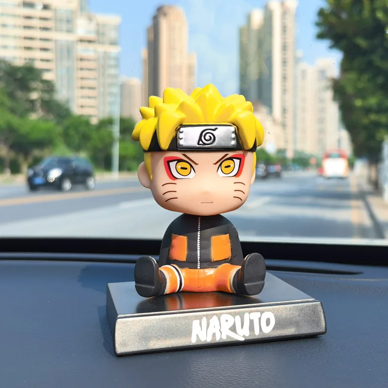 6 Styles 11CM Anime Naruto PVC Figure Uzumaki Naruto Kakashi Uchiha Sasuke Itachi Cute Toys Q Figurals Car Decoration Model Gift images - 6