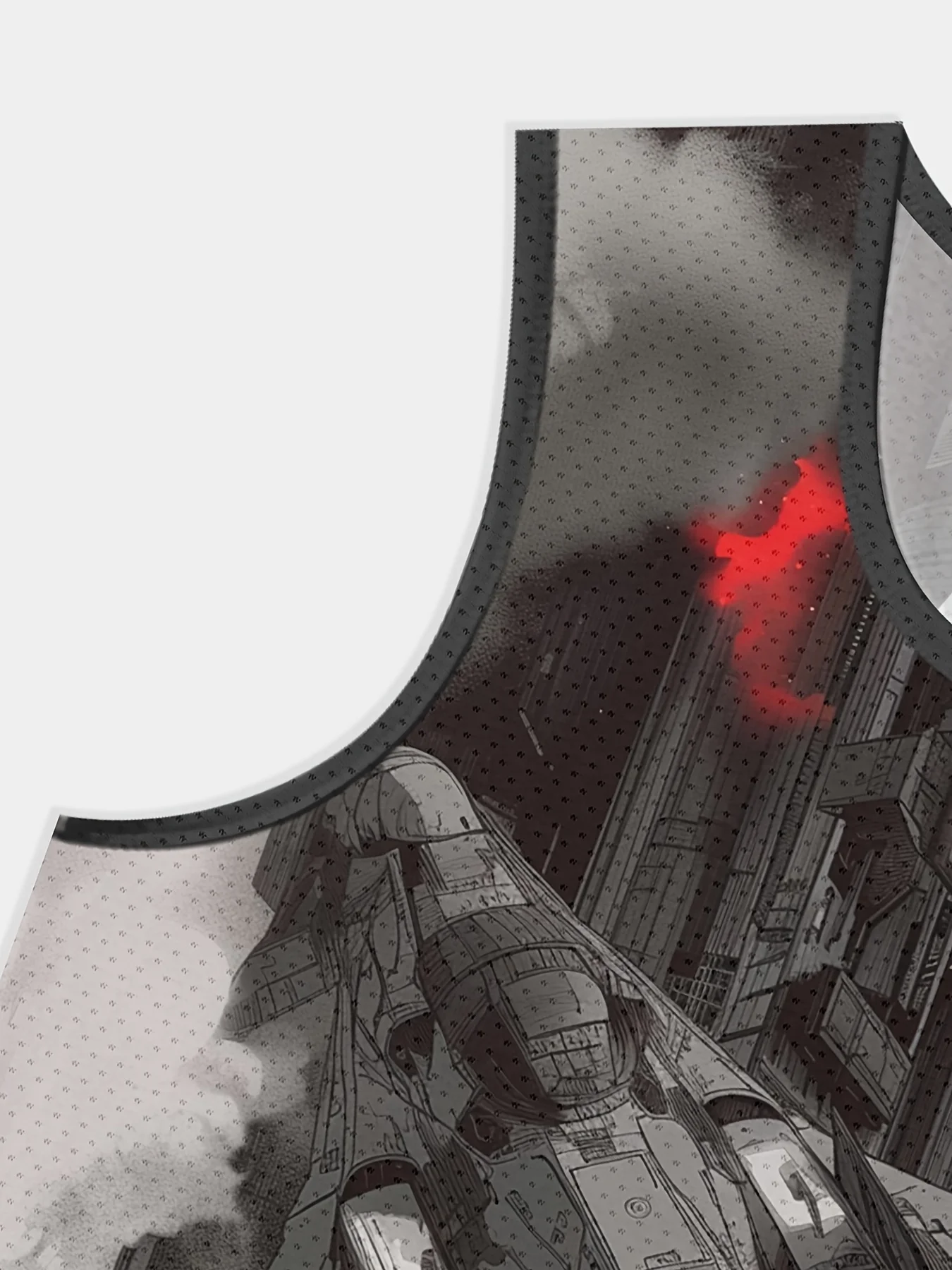 Жилет мужской летний с принтом воина и дракона безрукавка для отдыха спорта