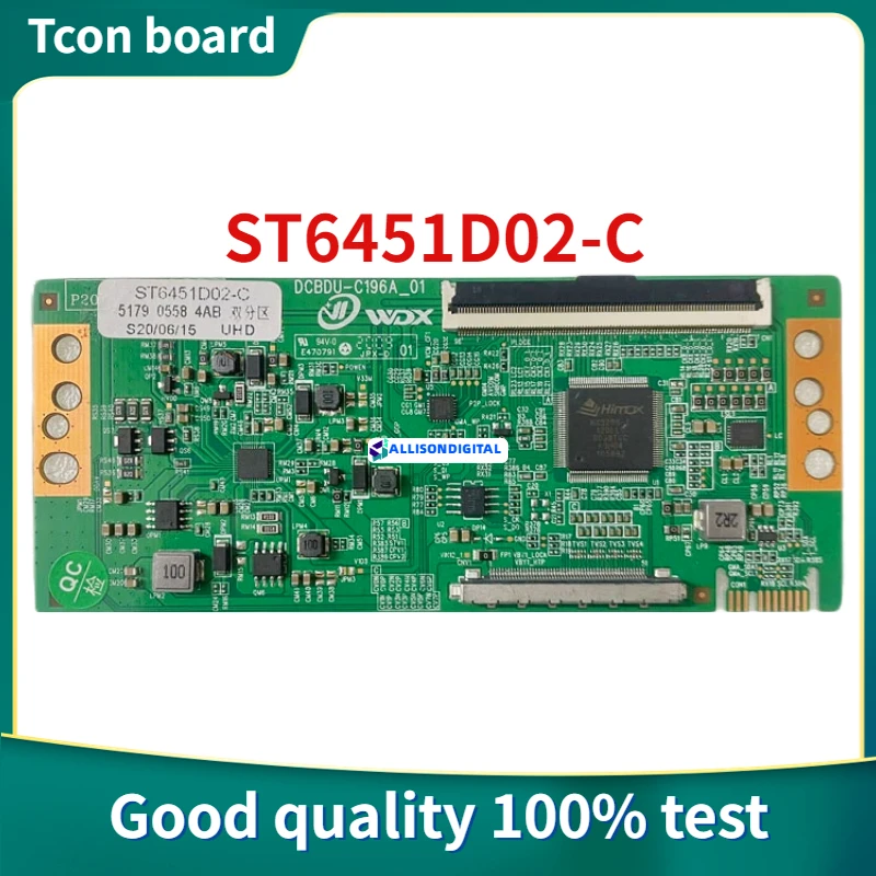 

New Upgraded Version DCBDU-A196A_01 Tcon TV Board ST6451D02-C 96Pin
