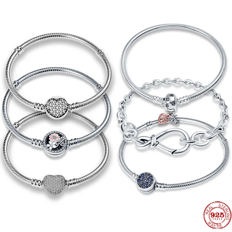 

Женский браслет-цепочка «Змейка» из серебра 925 пробы