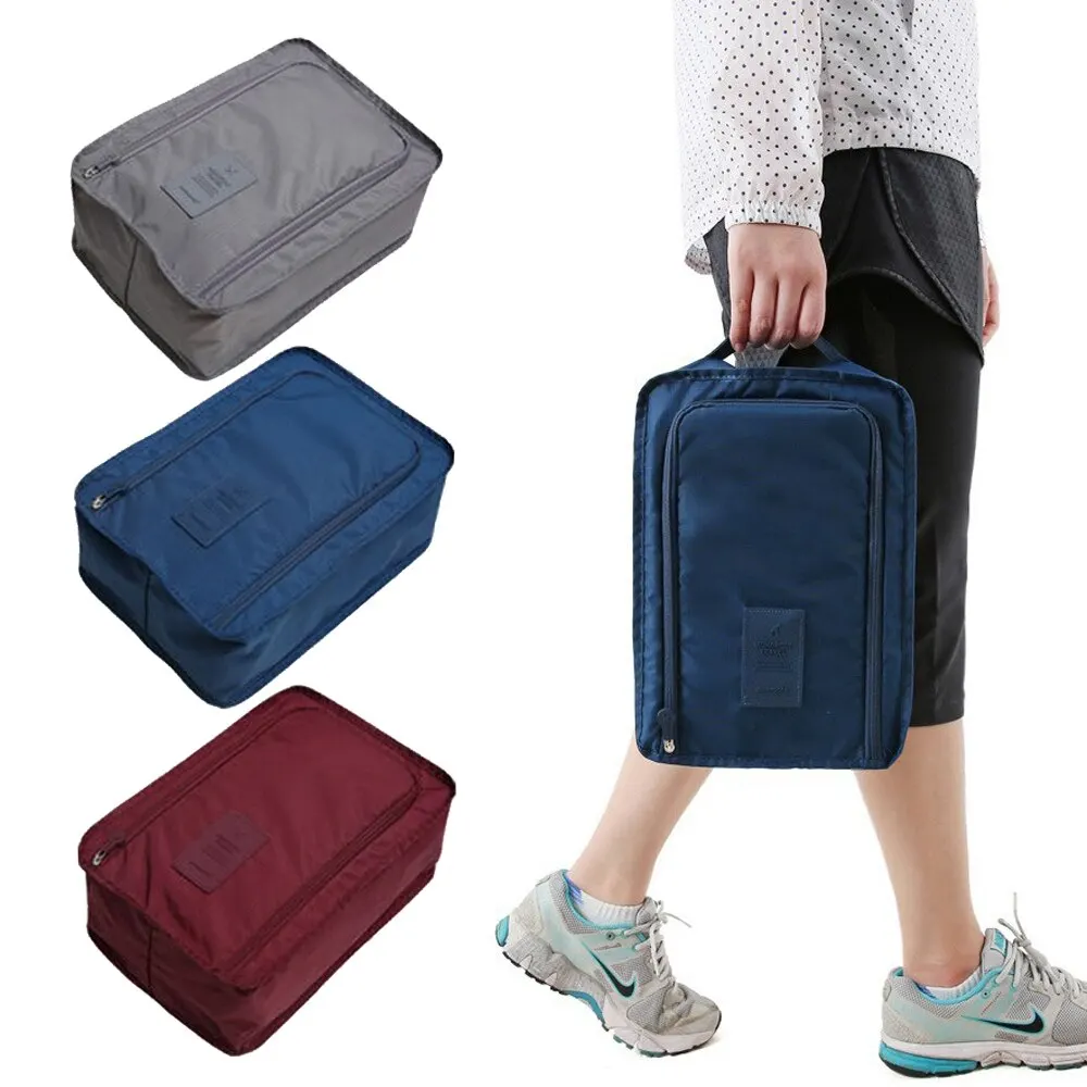 Portable Shoe Bags Travel Holds Multifunction Waterproof Folding Storage High Capacity Shoe Pouch Organizer