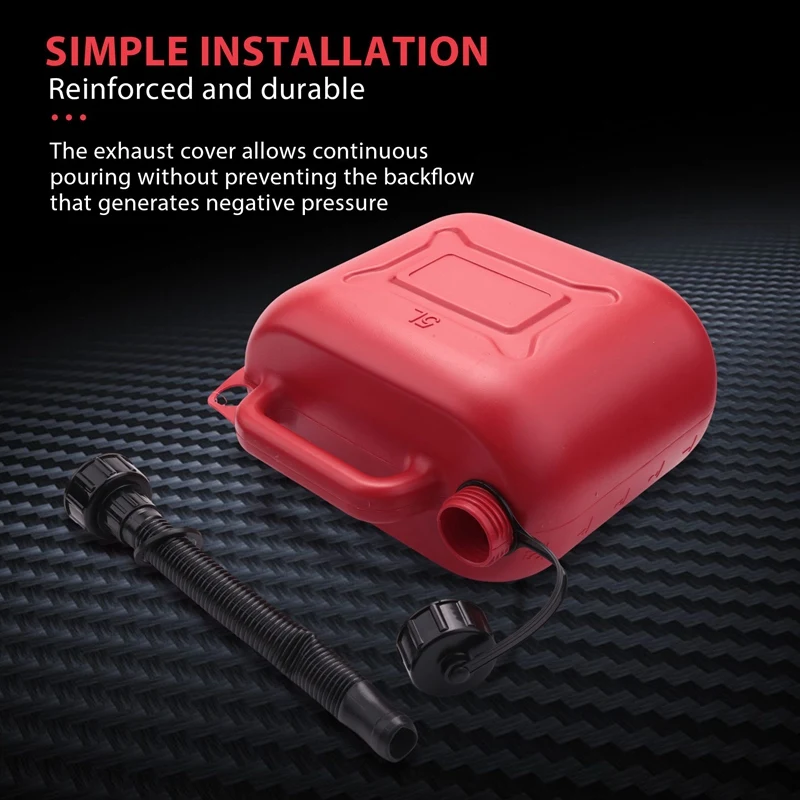 Автомобильный топливный бак объемом 5 л может запаситься пластиковый бензиновый