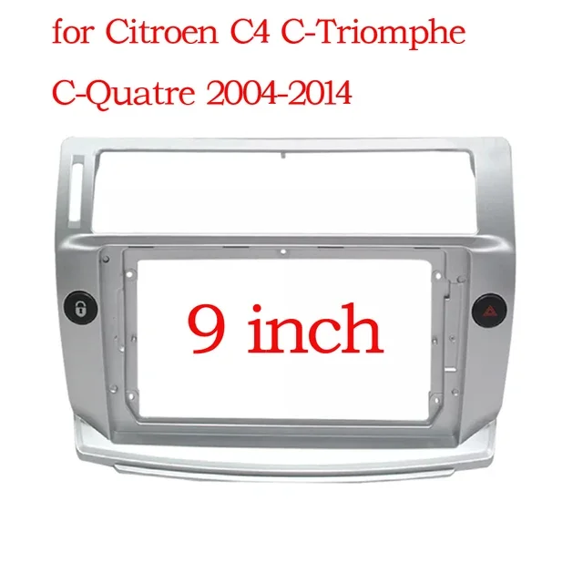 9-дюймовый адаптер 2din для автомобильной рамы Citroen C4 C-triunfo C-Quatre 2004-2014 большой экран