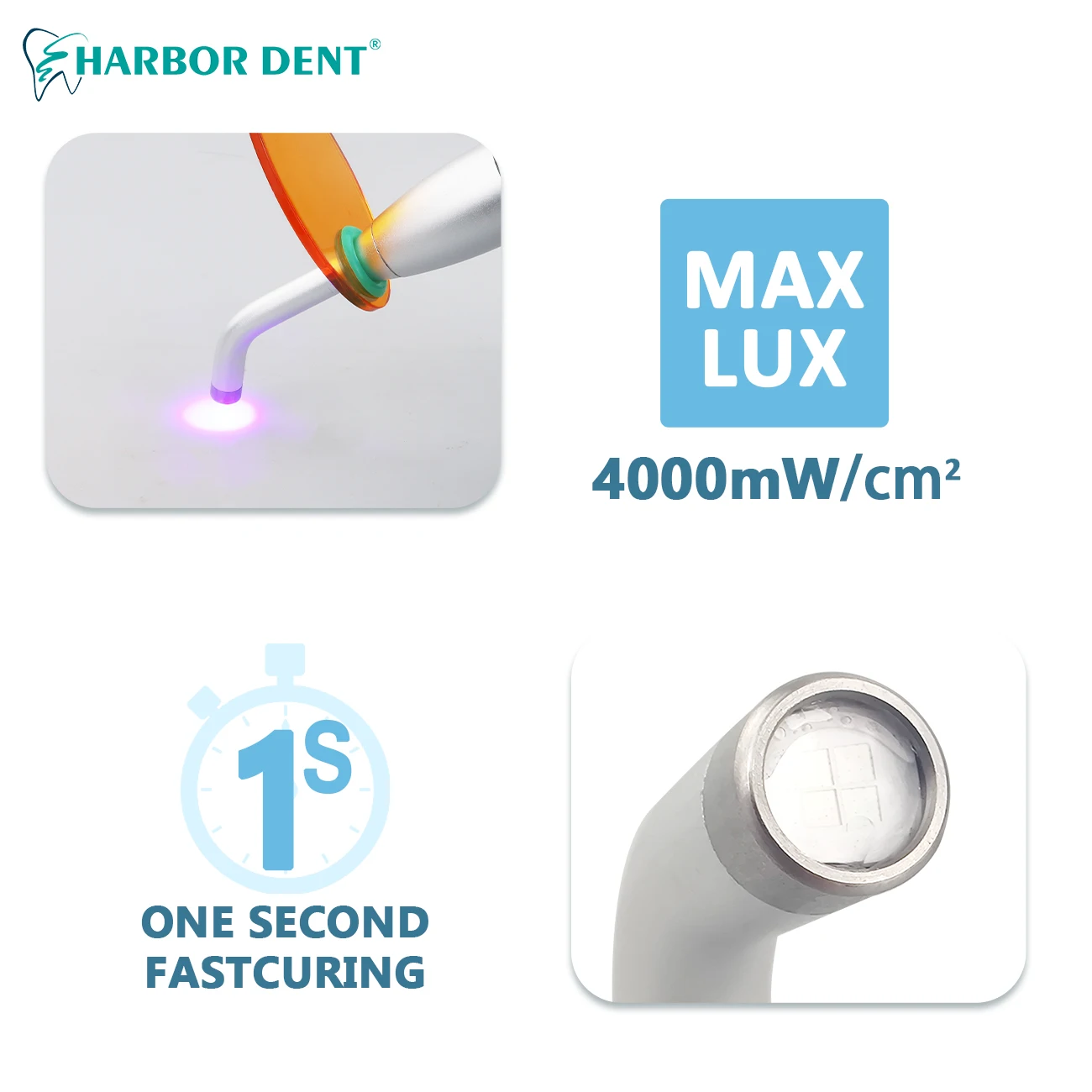 1-секундная стоматологическая полимеризационная лампа быстрого отверждения
