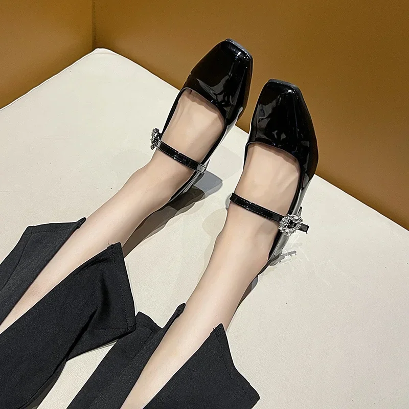 Laofers женские весенние туфли Мэри Джейн на плоской подошве женская обувь с