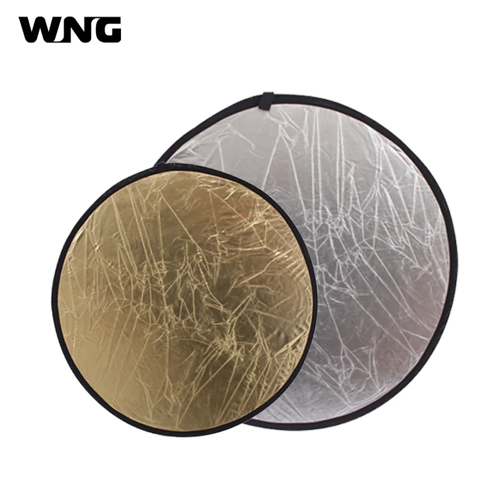 Складной студийный отражатель для фотосъемки, размер 24 дюйма, 60 см