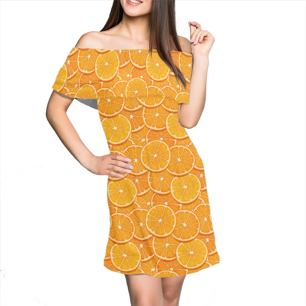 Женские платья без рукавов с открытыми плечами Летняя короткая юбка для банкета