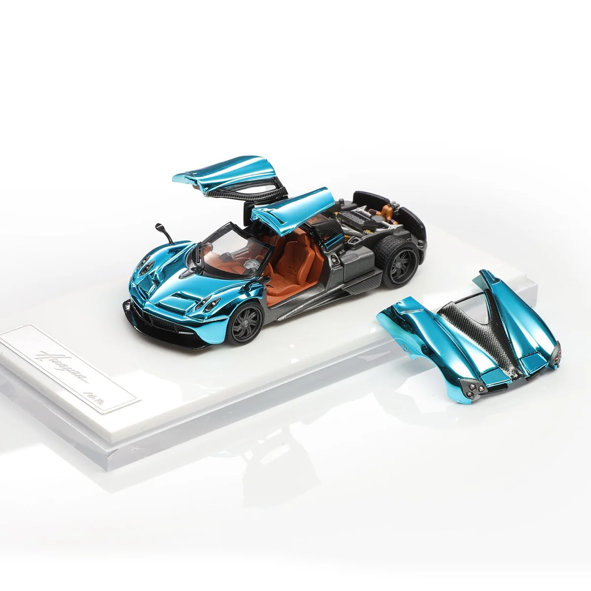 Фото Масштабная модель 1/64 Pagani Huayra Coupe 2014, 3 варианта расцветки, литой сплав – коллекционная миниатюра гиперкара для подарка и демонстрации №2