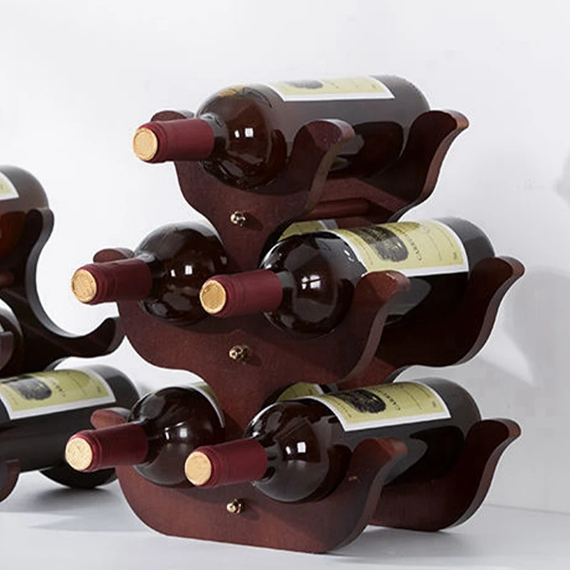 Акция! Деревянная подставка для вина полка хранения пива шампанского домашний