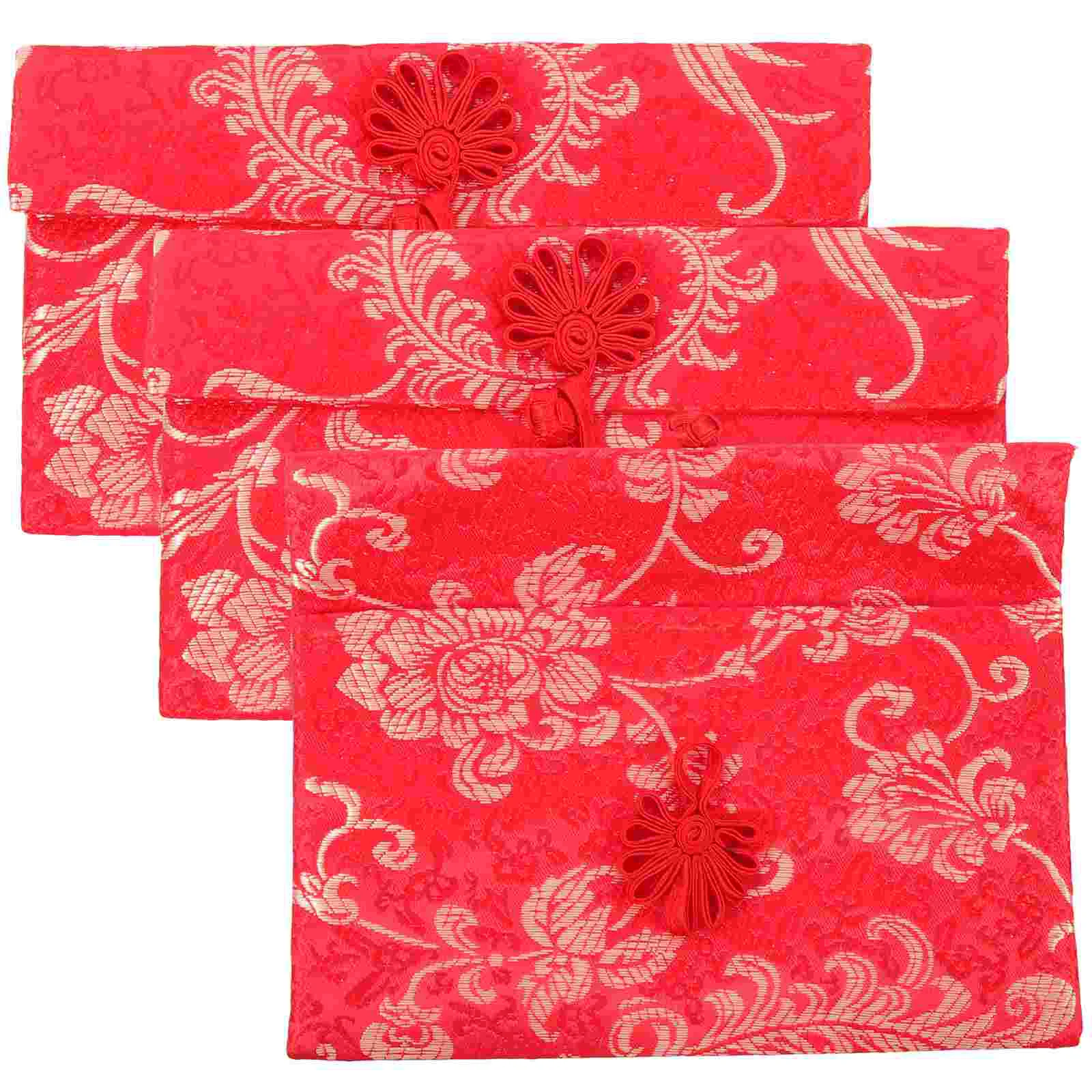 

Wedding Red Money Envelope Packet Chinese New Year Hong Bao Envelopes Festival Pocket Gift