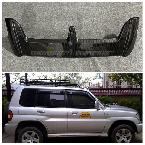 Автомобильный спойлер из АБС-пластика для Mitsubishi Pajero IO 1996-2004, цвет праймера, украшение хвостового крыла, задний спойлер багажника
