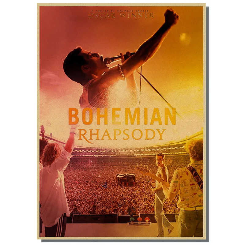 Постер из крафт-бумаги с музыкой группы винтажный высококачественный