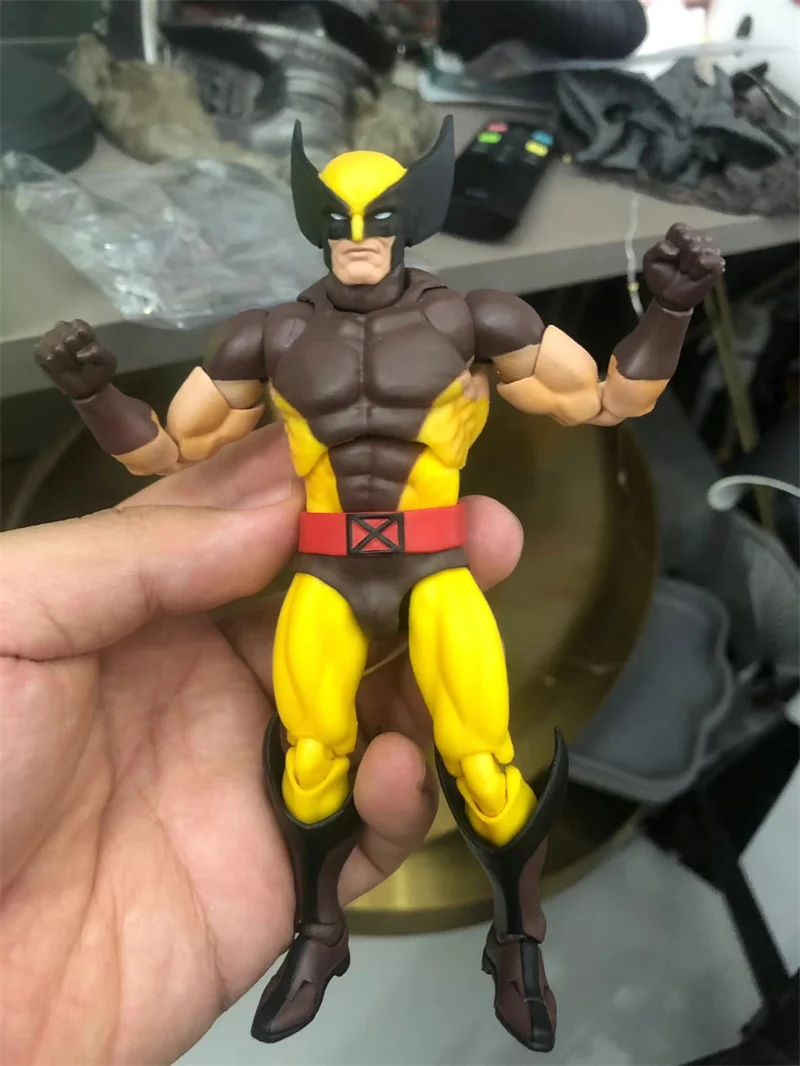 В наличии CT Toys Росомаха Фигурка Коричневый Комикс Mafex 138 X-Men Shf Аниме Модель Статуя