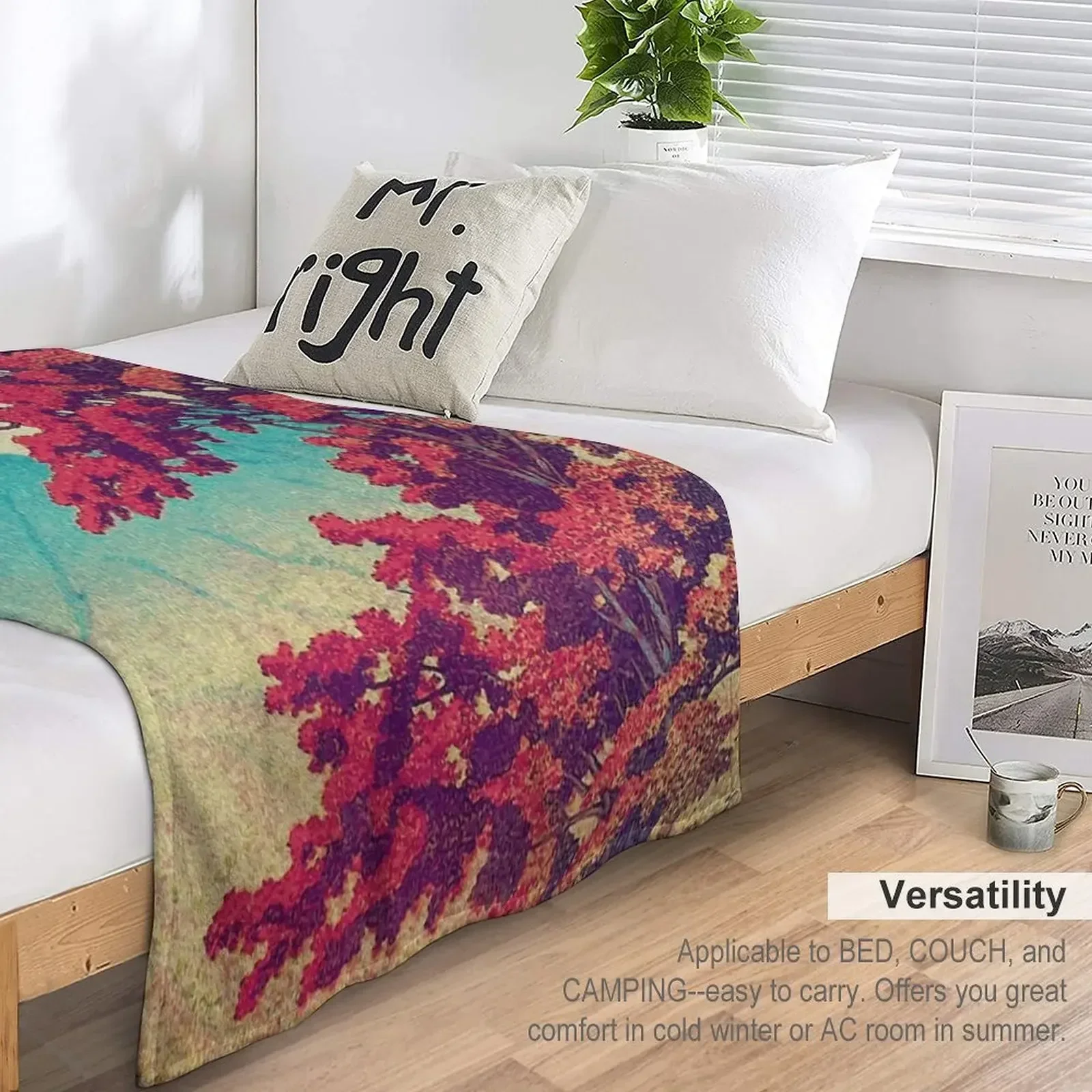 Новый год в Hisseii — одеяло с природным пейзажем детские утяжеленные одеяла для