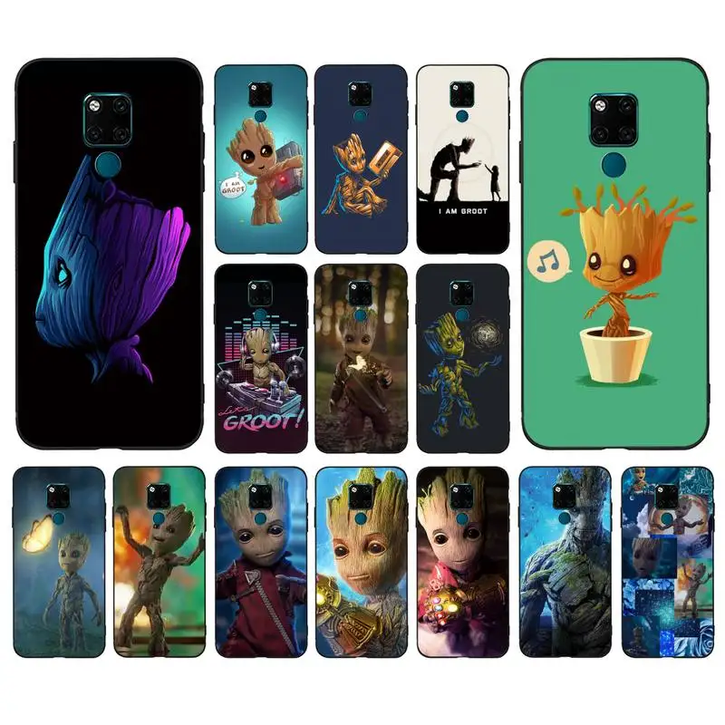 

Disney Groot Phone Case for Huawei Mate 20 10 9 40 30 lite pro X Nova 2 3i 7se
