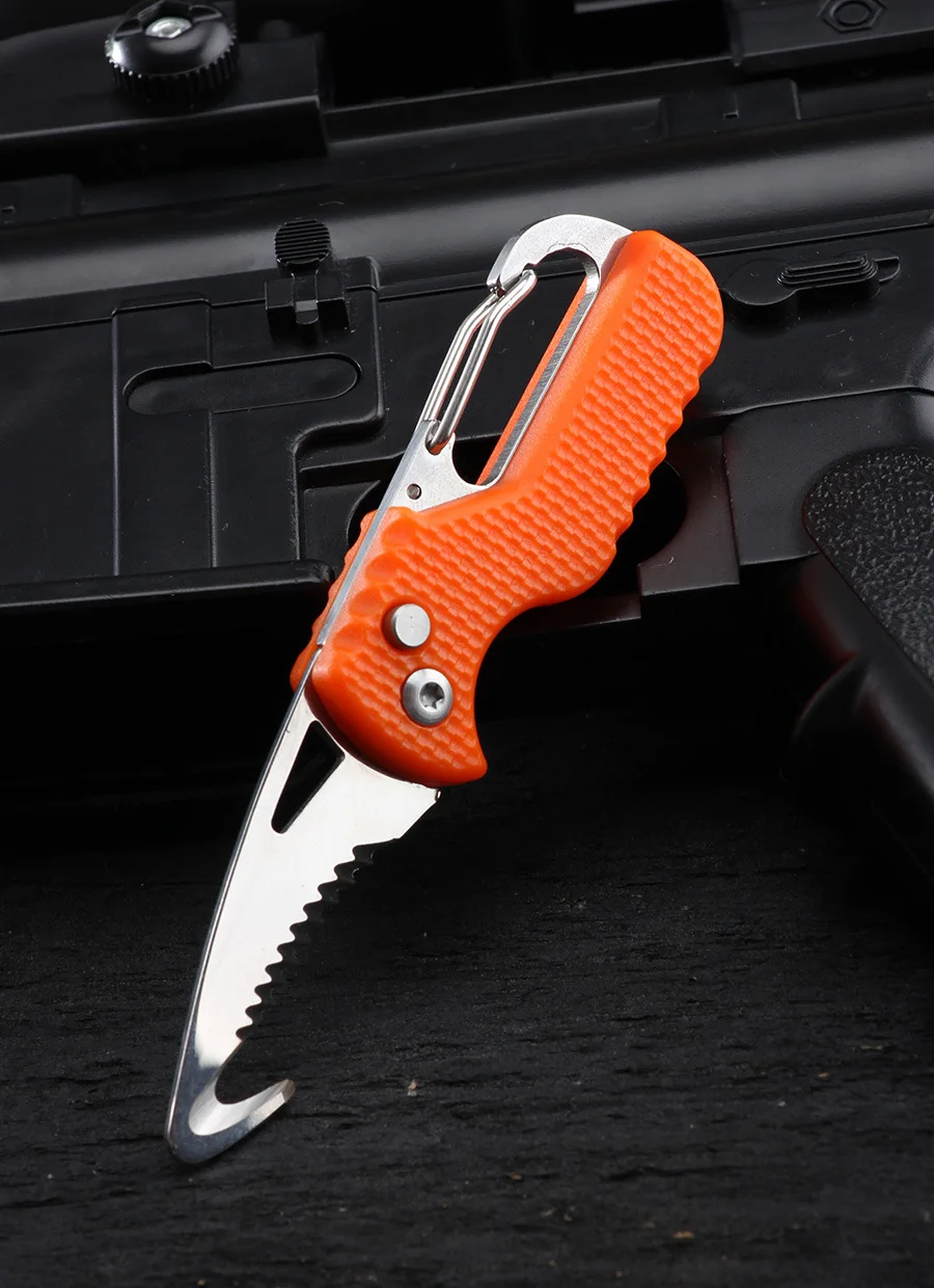 

Multifunctional Portable Folding Knife Outdoor Emergency Survival Tool keychain