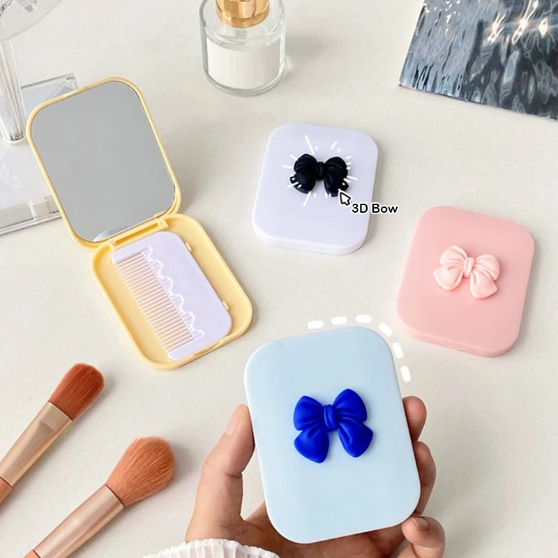 Расческа Складная антистатическая для массажа головы расческа с зеркалом