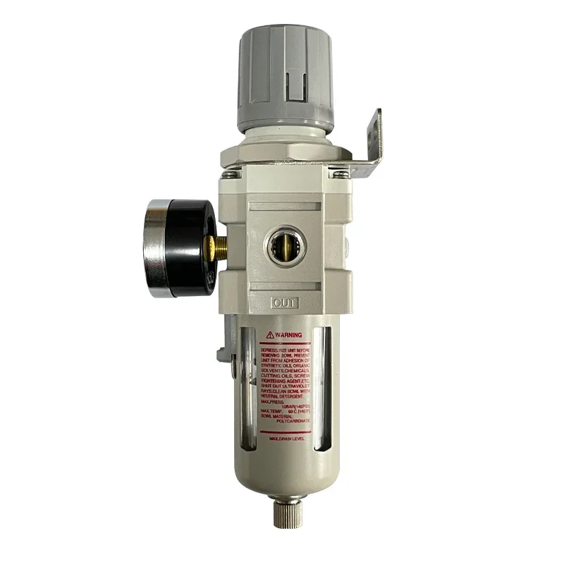 Фото AW2000-02D AW3000-03D Регулятор давления Масляная ловушка Фильтр для компрессора Источник воздуха Процессор Ручной автоматический дренаж №3