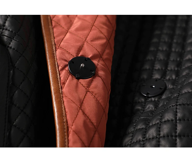 Sheepskin High Fashion Design Coat Women Winter Hooded Adjustable Waist Autumn/Winter High Street Belt Real Leather Jacket Women