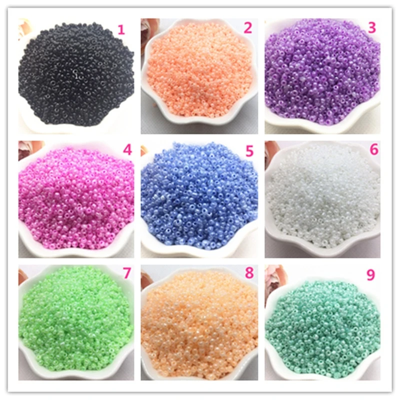 

2mm/1000pcsDIY Cream Bead Bracelet Necklace Jewelry Decoration