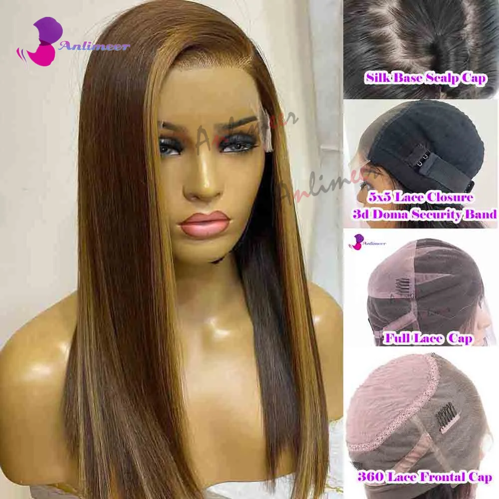 

Glueless Wigs Human Hair With Elastic Band 100% Human Hair Lace Front Wigs Straight Lace Front Wigs Human Hair 180 Density