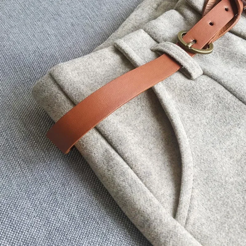 Женские шерстяные брюки NoEnName_Null