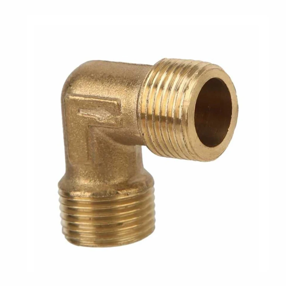 

Air Compressor Fittings Brass 16.5mm Male To Male Thread Check Valve Elbow Coupler Brass Right Angle Elbow Air Pump Parts