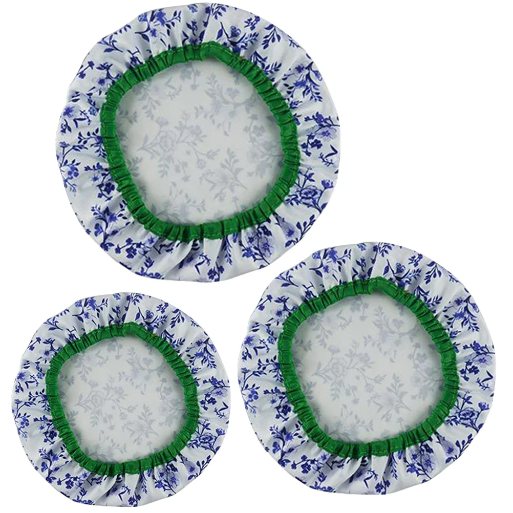 

Bowl Covers Cover Elastic Wrapstorage Stretchable Reusable Washablekitchen Salad Dishes Cloth Bread Bowls Wraps Silicone Pan Lid