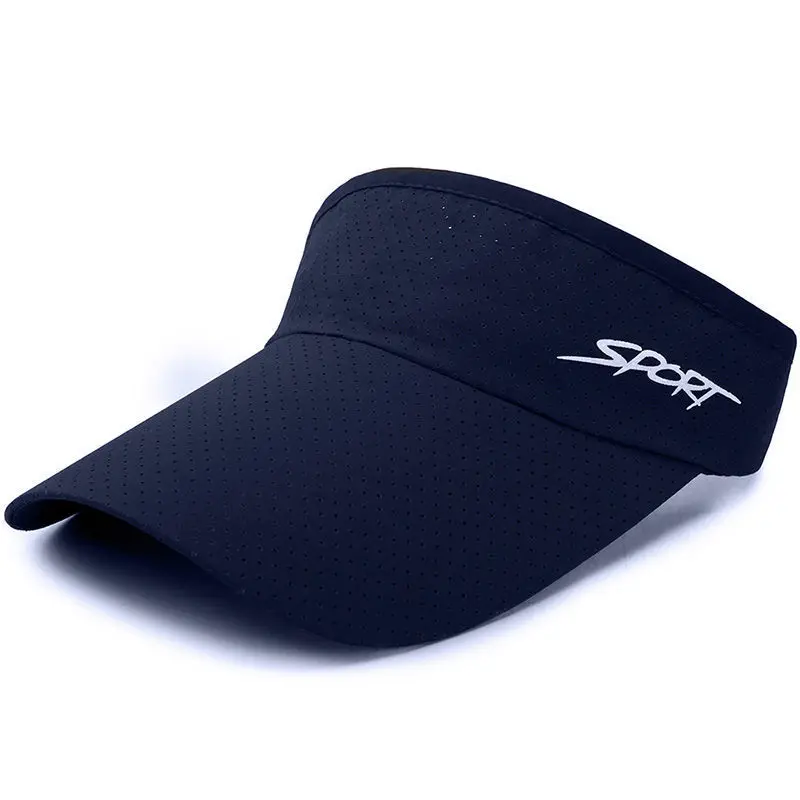 Empty Top Visor hat Sports Caps Men Women Hats New Breathable Sun Visor Hats Summer European Outdoor Casual Unisex Ponytail Hat