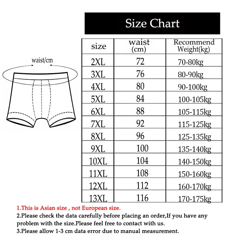 4Pcs/lot 13XL Men Boxer Modal Mens Boxer Homme Shorts Mens Panties Men Underwer Panties Man Underwer Man Boxer Comfort Oversize