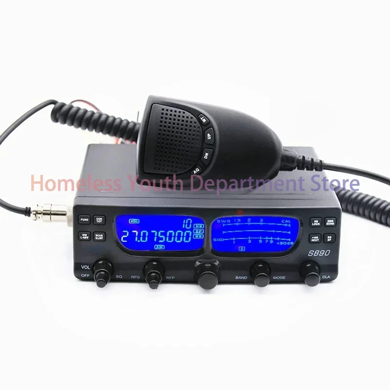 S890 AI Шумоподавление CB AM FM SSB LSB USB PA 27 МГц Автомобильный морской мобильный