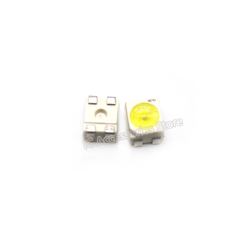 

100pcs 3528 white light 1210 patch four-pin single-core high-brightness diode LED lamp bead instrument dedicated
