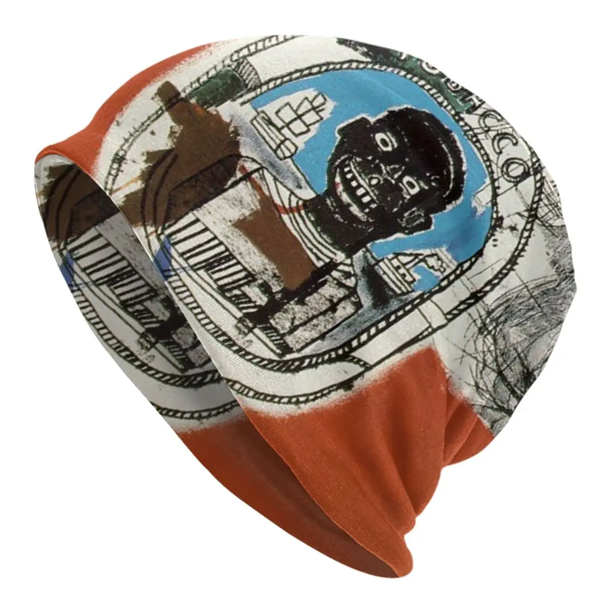 

Basquiat Bonnet Hat Knitted Hat Men Women Cool Unisex Adult Warm Winter Beanies Cap