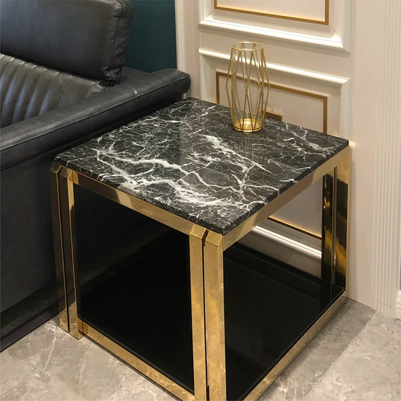 

Marble Modern Coffee Tables Hall Black Luxury Garden Breakfast Bedside Tables Models Mesa De Cabeceira Coffee Corner Furniture